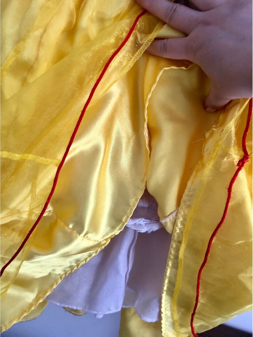 Snow White Costume Unbranded Disney Princess Size 6 years old Yellow Blue Dress - Picture 5 of 9